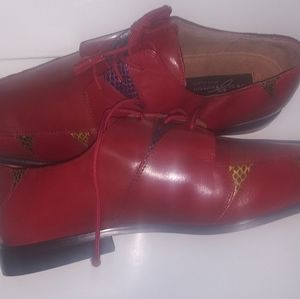 Georgio Brutini,Apple Juice Red,Genuine Leather Lo